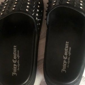 Juicy Couture studded slides 7.5
